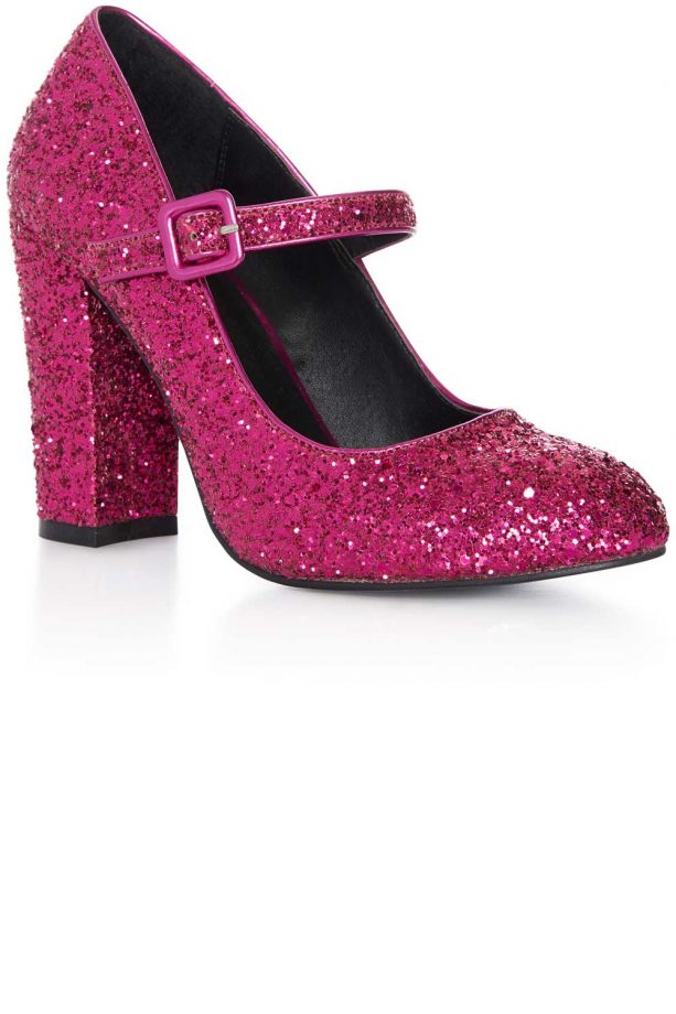 Primark Pink Glitter Mary Jane Shoes, £14