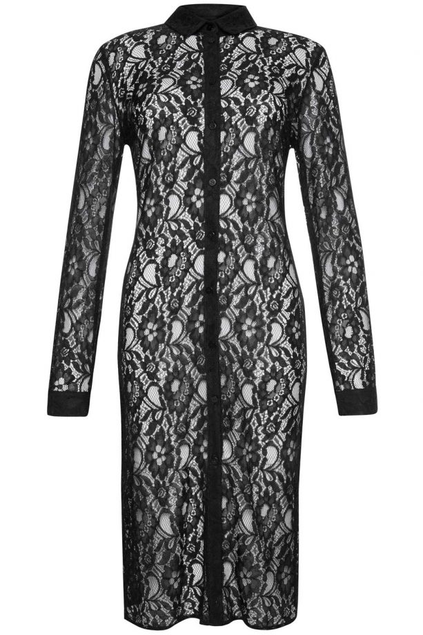 Primark Sequin And Lace Shirt Dress, £15