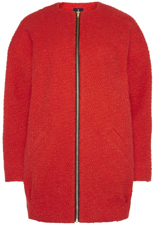 Primark Tomato Red Cocoon Coat, £25