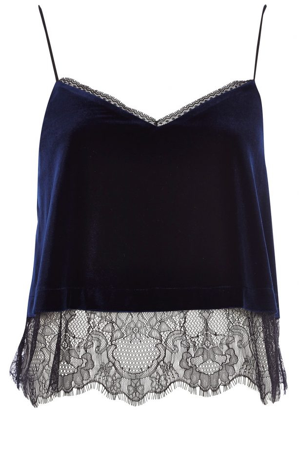 River Island Velvet Cami, £22