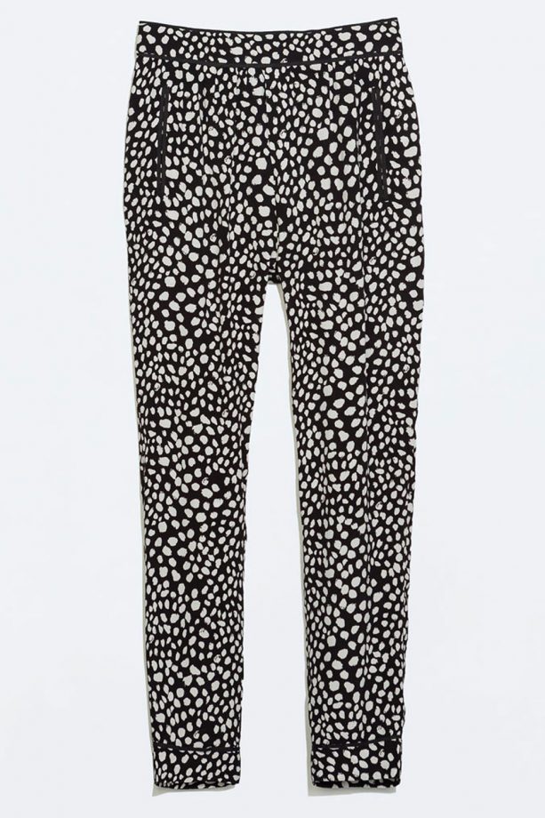 Zara Printed Loose Fit Trousers, £29.99