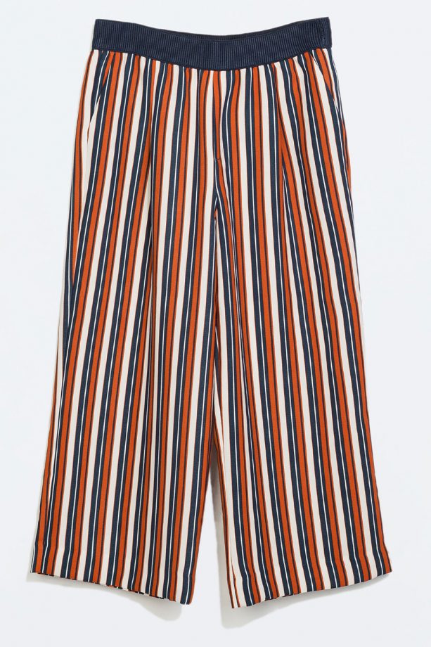 Zara Striped Cropped Trousers, £29.99