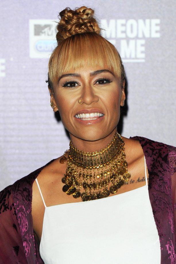 Emeli Sande Swaps Her Famous Quiff For A Braided Fringed 'Do At The MTV EMAs, 2014
