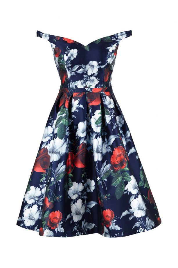 Chi Chi Floral Prom Dress at Simply Be, £60