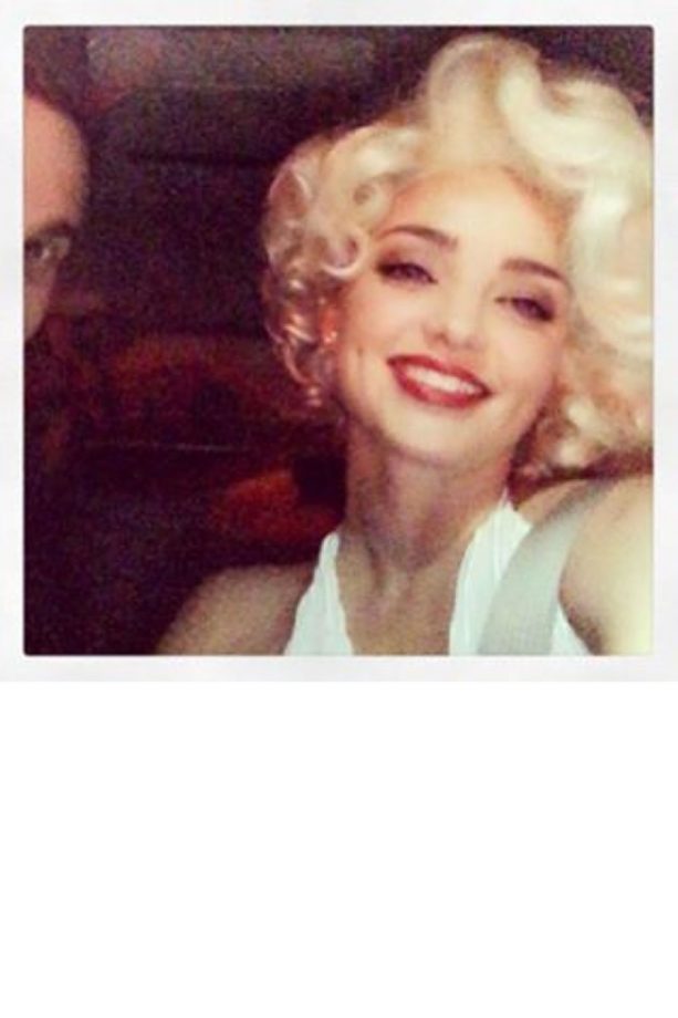 Miranda Kerr As Marilyn Monroe At A Halloween Bash With Her Boyfriend, 2015