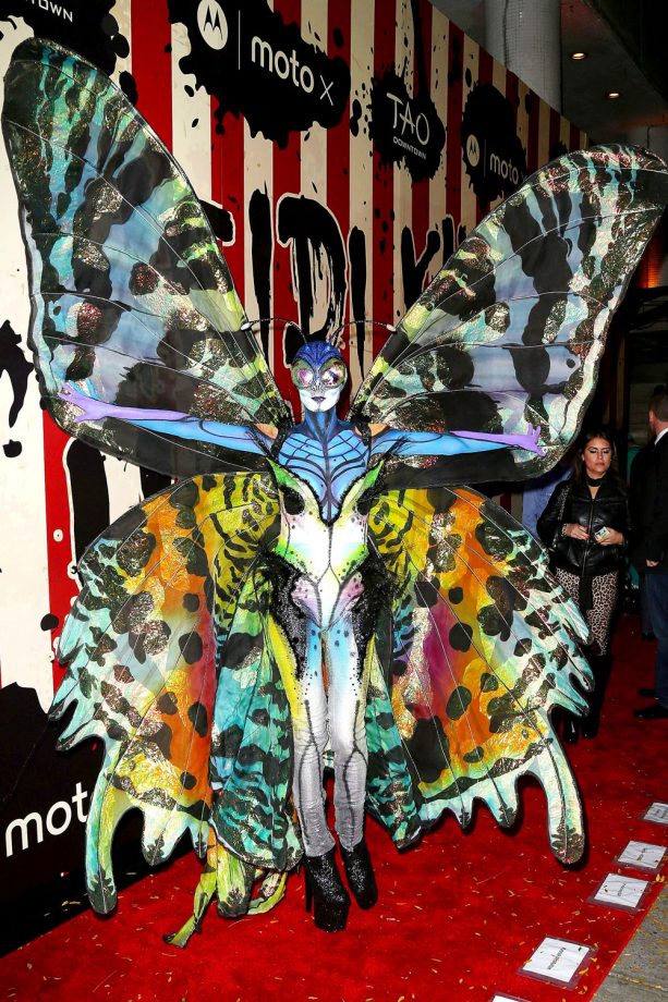 Heidi Klum Steals The Show At Her Own Halloween Party Dressed As A Butterfly, 2014