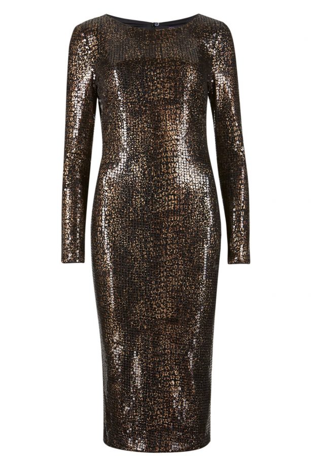 M&S Embellished Bodycon Dress, £69