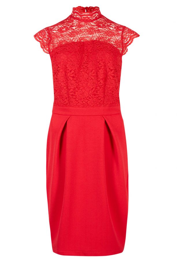 M&S Floral Lace Bodycon Dress, £55