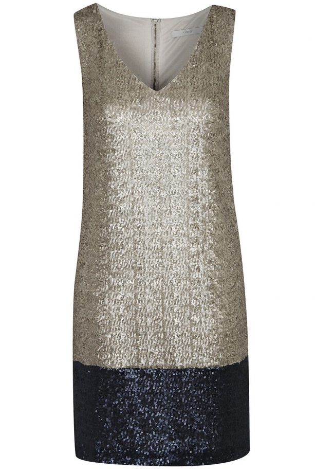 George Sequin Colour Block Shift Dress, £30