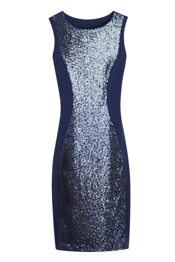 Simply Be Sequin Illusion Bodycon Dress, £60