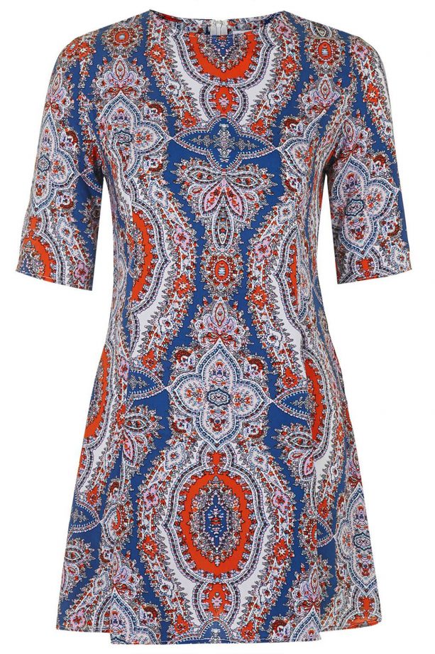 Topshop Printed Shift Dress By Glamorous, £23