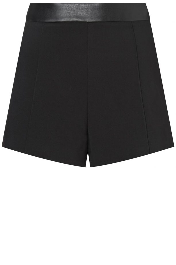 Lipsy Loves Michelle Keegan PU Shorts, £35