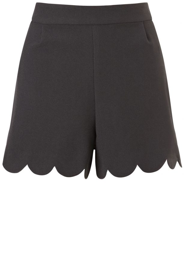 Lipsy Loves Michelle Keegan Scallop Edged Shorts, £32