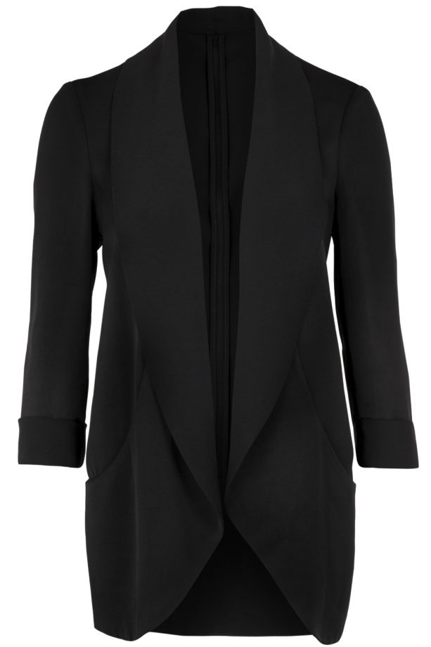F&F Black Satin Soft Jacket, £26