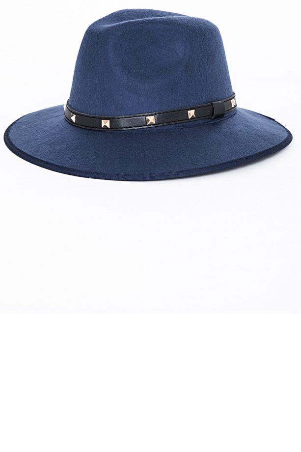 Missguided Studded Leather Fedora Hat, £14.99