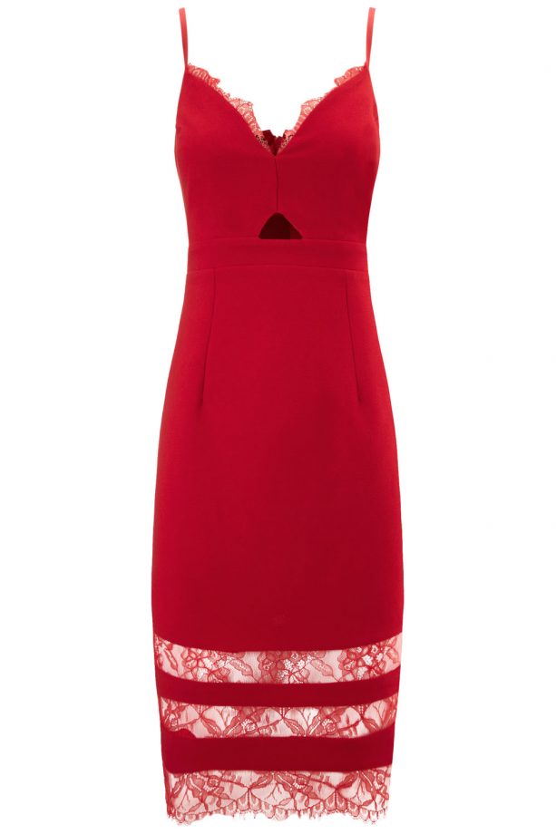 Lipsy Loves Michelle Keegan Lace Insert Cami Dress, £65