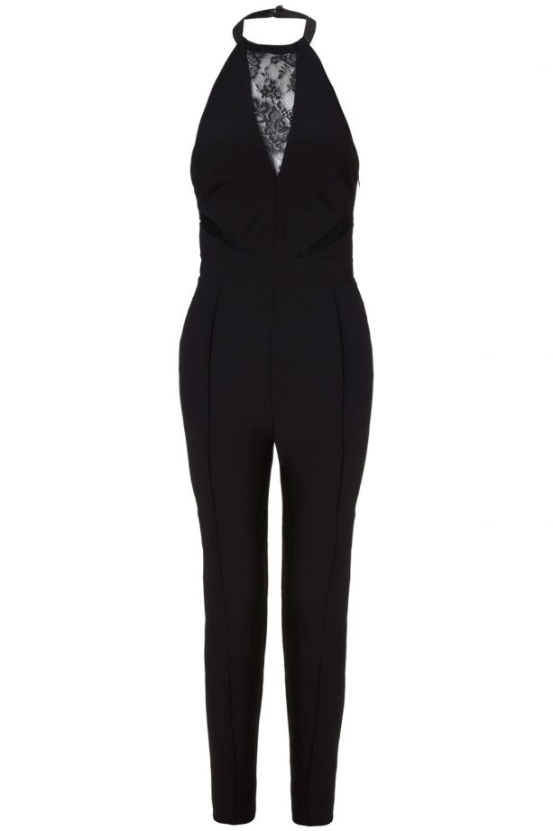 Lipsy Loves Michelle Keegan Lace Insert Jumpsuit, £75