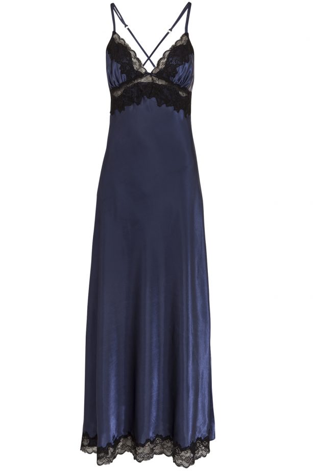 F&F Signature Lace Trim Satin Nightdress, £18