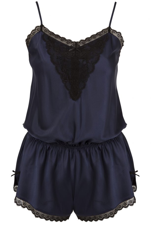 F&F Lace Trim Satin Teddy, £14