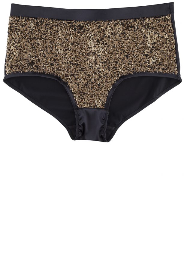 F&F Gold Sequin Briefs, £10