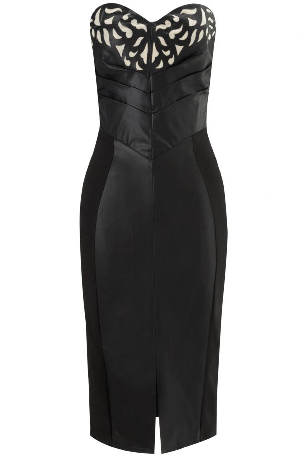 Lipsy Loves Michelle Keegan PU Laser Cut Dress, £65
