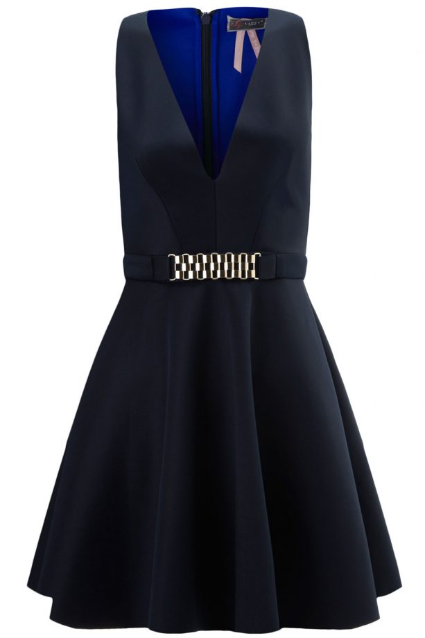 Lipsy Loves Michelle Keegan Bar Trim Skater Dress, £65