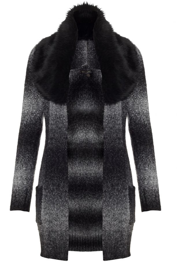 Lipsy Loves Michelle Keegan Faux Fur Collar Cardigan, £48