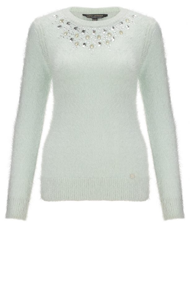 Lipsy Loves Michelle Keegan Jewel Detail Knit, £42