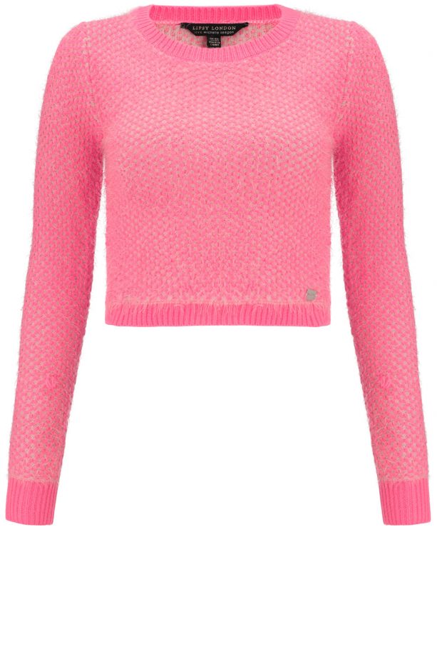 Lipsy Loves Michelle Keegan Knitted Crop Jumper, £35
