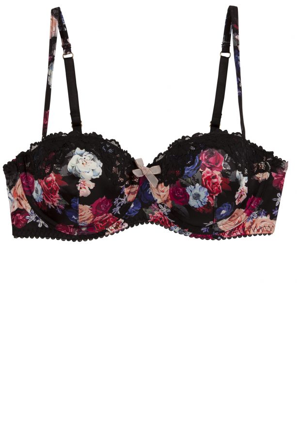 F&F Kelly Print Balcony Bra, £9