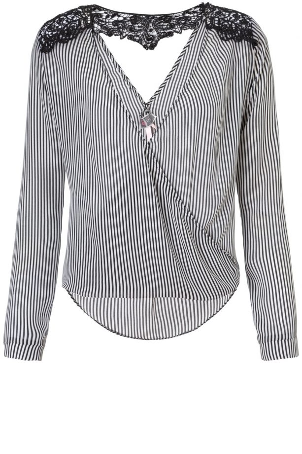 Lipsy Loves Michelle Keegan Stripe Cornelli Blouse, £38