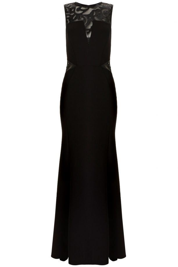 Michelle Keegan PU Insert Maxi Dress, £75