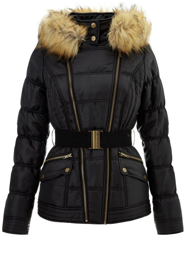 Lipsy Loves Michelle Keegan Belted Puffer Jacket, £68