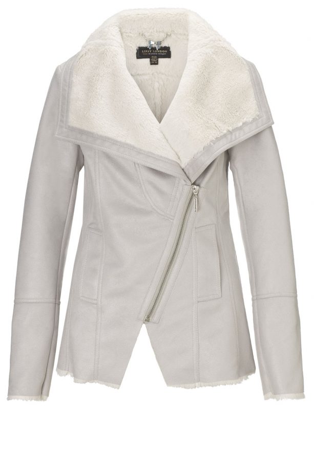 Lipsy Loves Michelle Keegan Shearling Jacket, £75