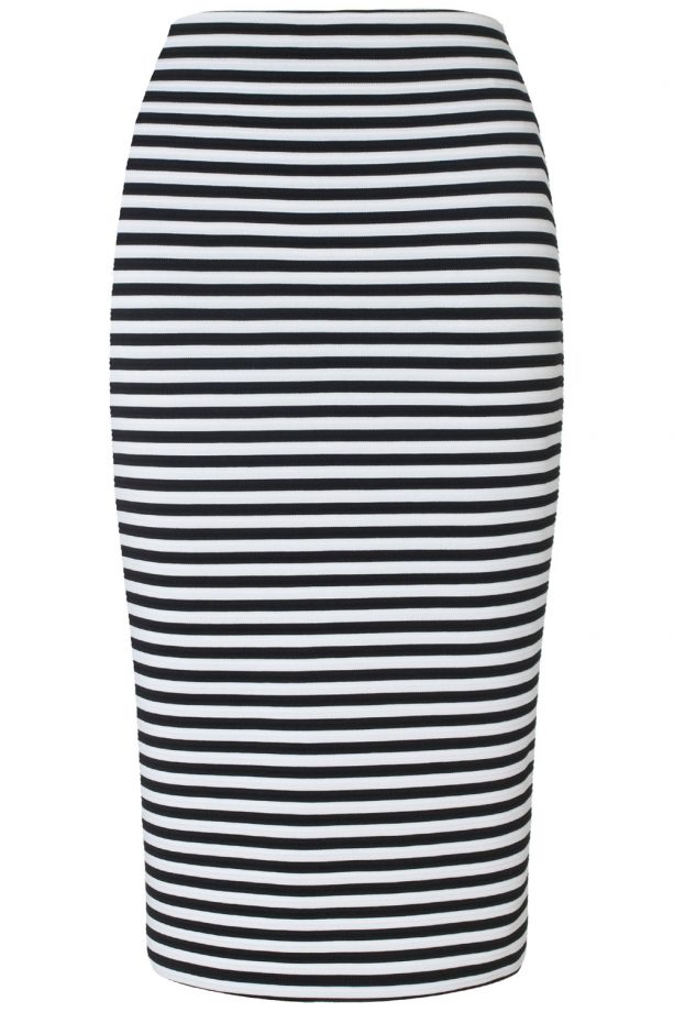 Lipsy Loves Michelle Keegan Monochrome Pencil Skirt, £32