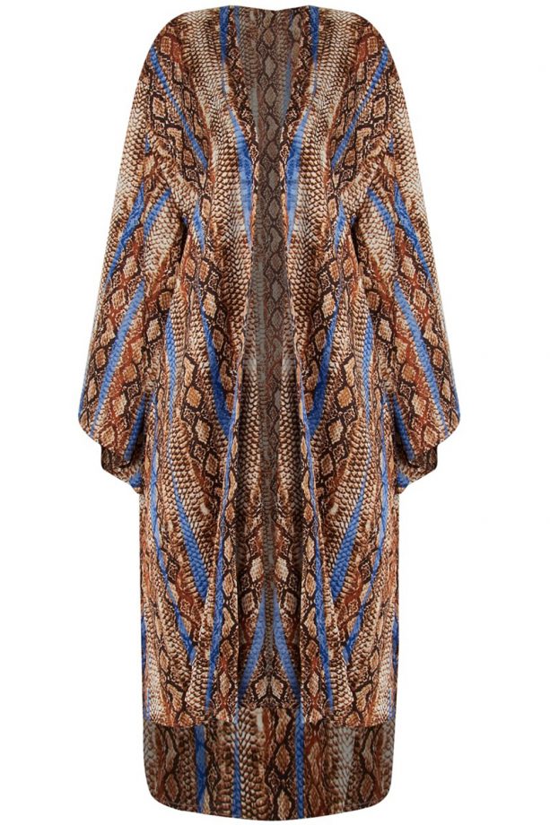 PrettyLittleThing Snake Kimono, £20