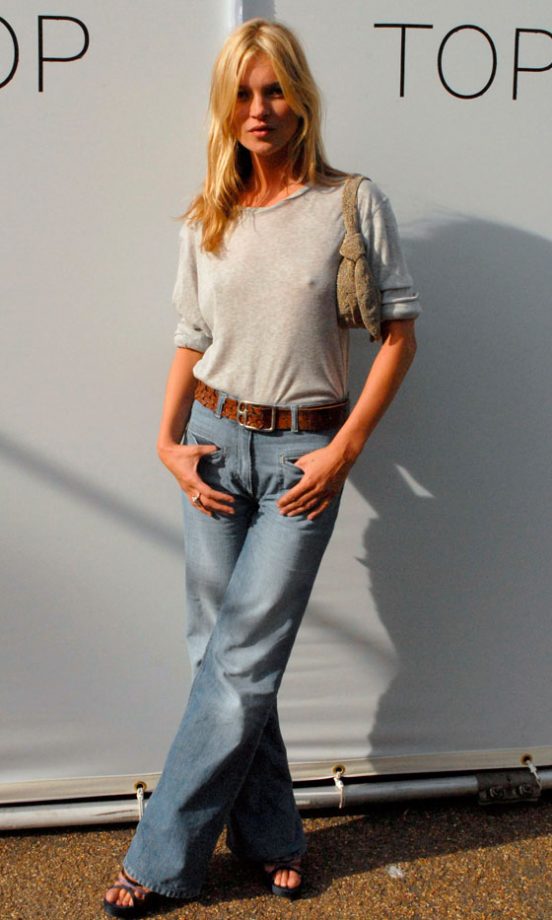 Kate Moss Goes Casual For The Topshop SS07 London Fashion Show, 2006