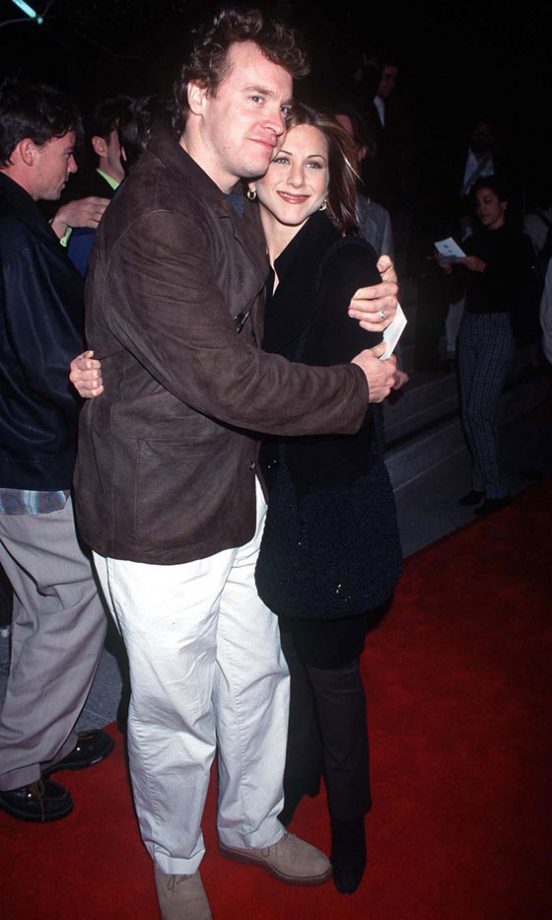 Jennifer Aniston With Tate Donovan At The 'Scream' Film Premiere In LA, 1996