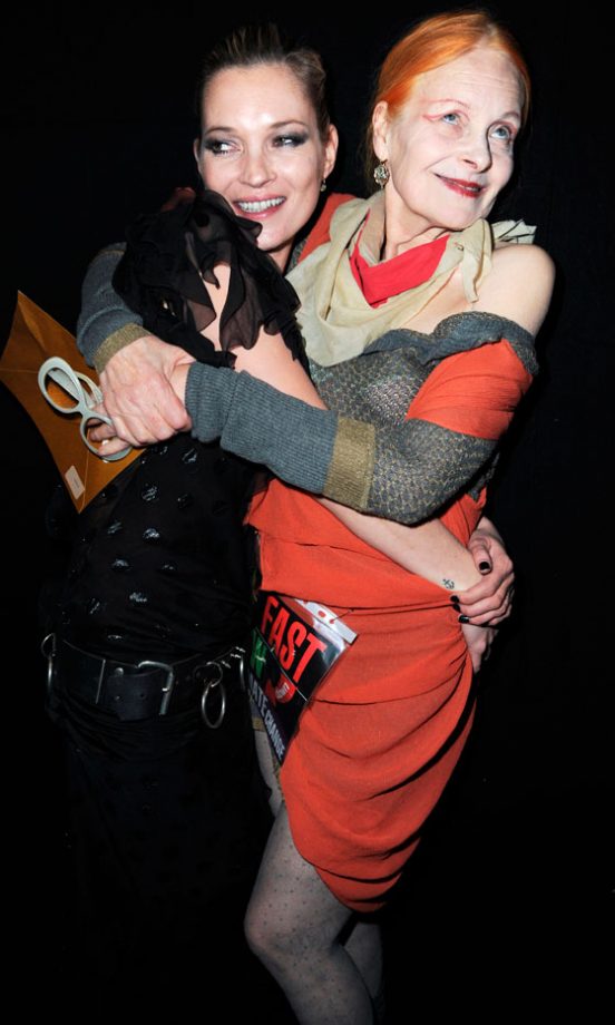 Kate Moss With Vivienne Westwood At The British Fashion Awards, 2009