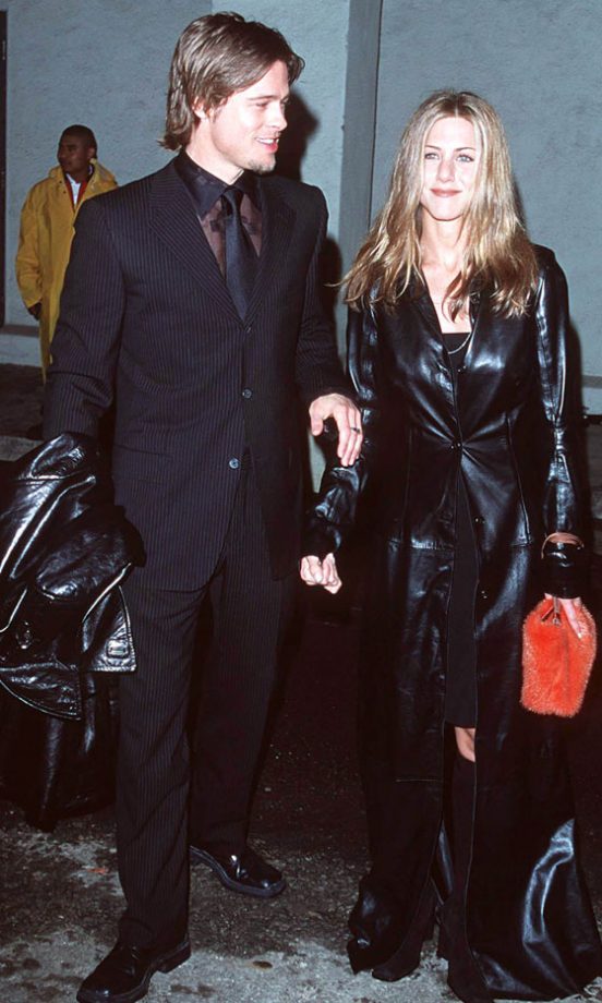Jennifer Aniston With Brad Pitt At The People's Choice Awards, 1999