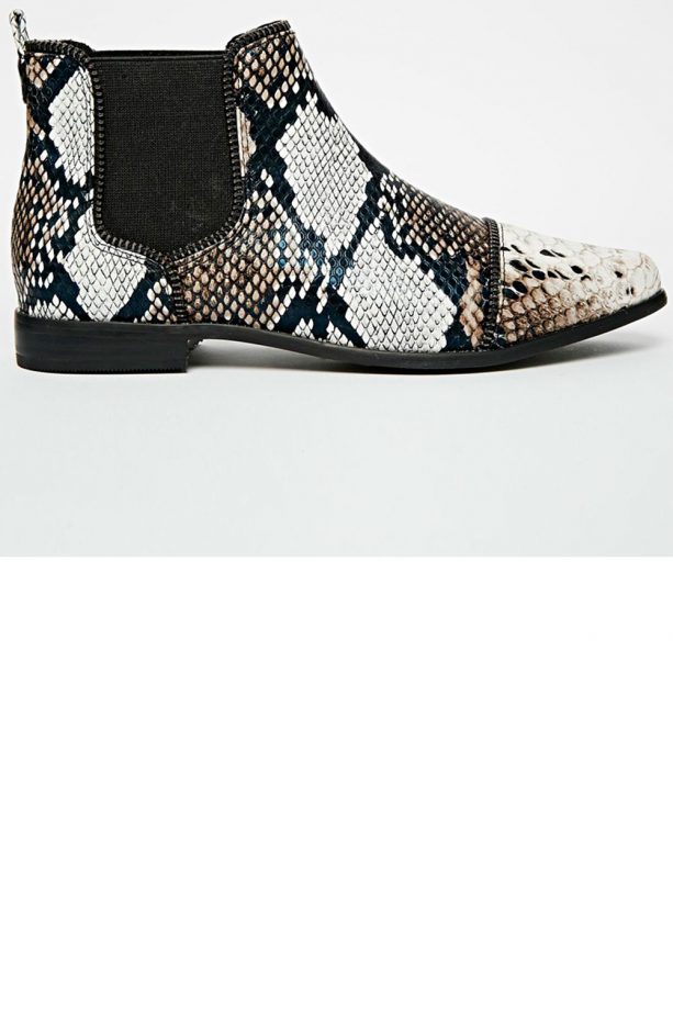 Asos Snake Print Ankle Boots, £35