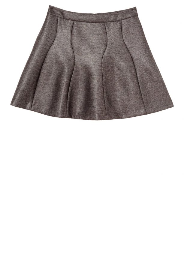 Asos White Metallic Scuba Skirt, £65
