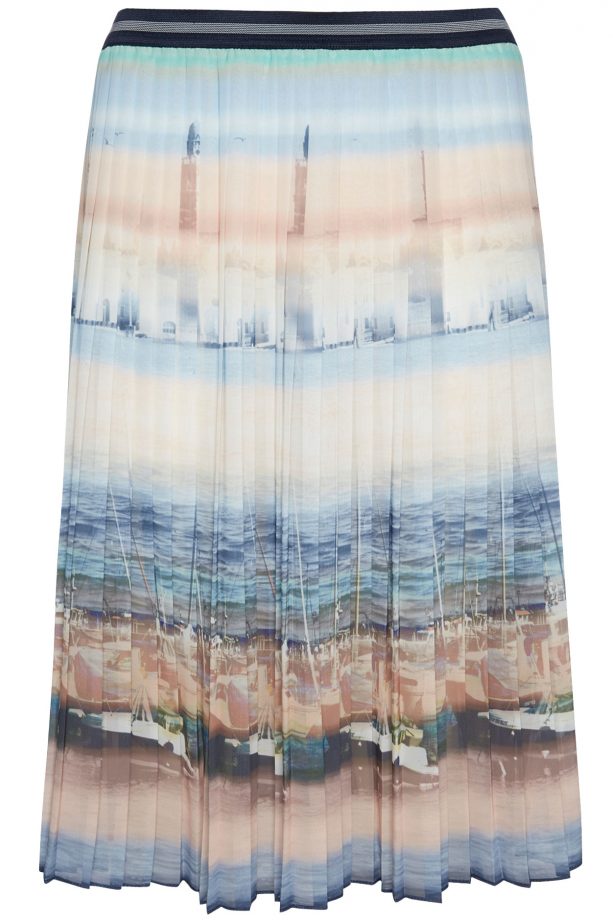 Primark Boat Scene Pleated Midi, £12
