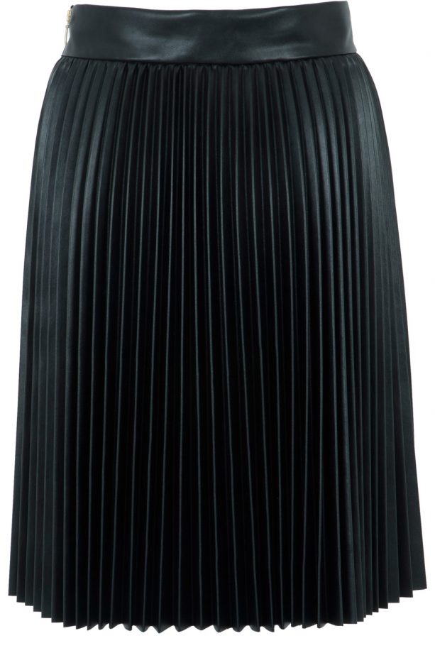 Closet Faux Leather Pleat Skirt, £40