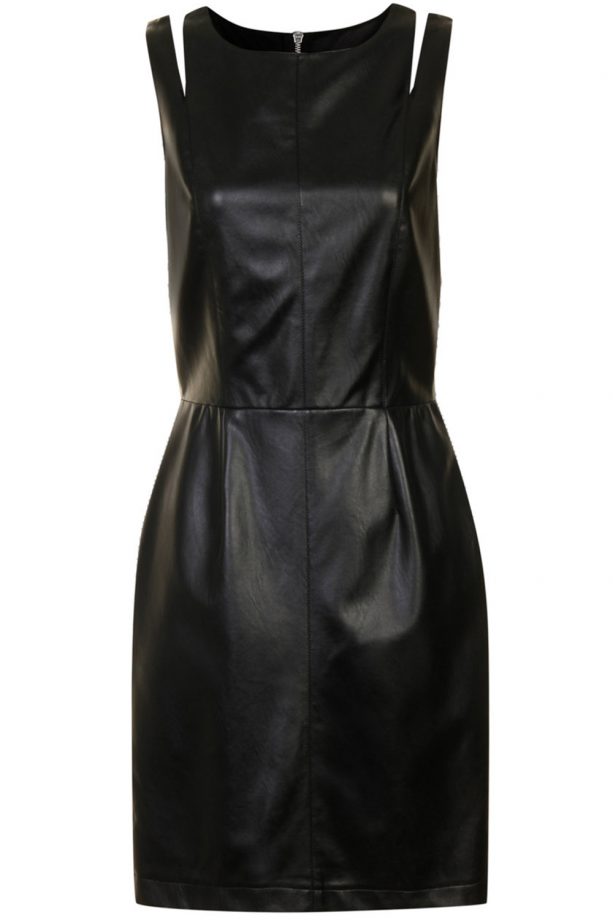 Dorothy Perkins Black Leather Dress, £40