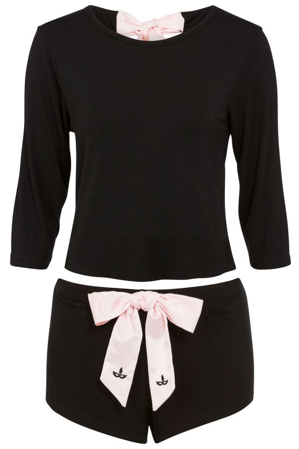 Fifty Shades Of Grey Satin Bow Shorts Pyjamas, £22.50