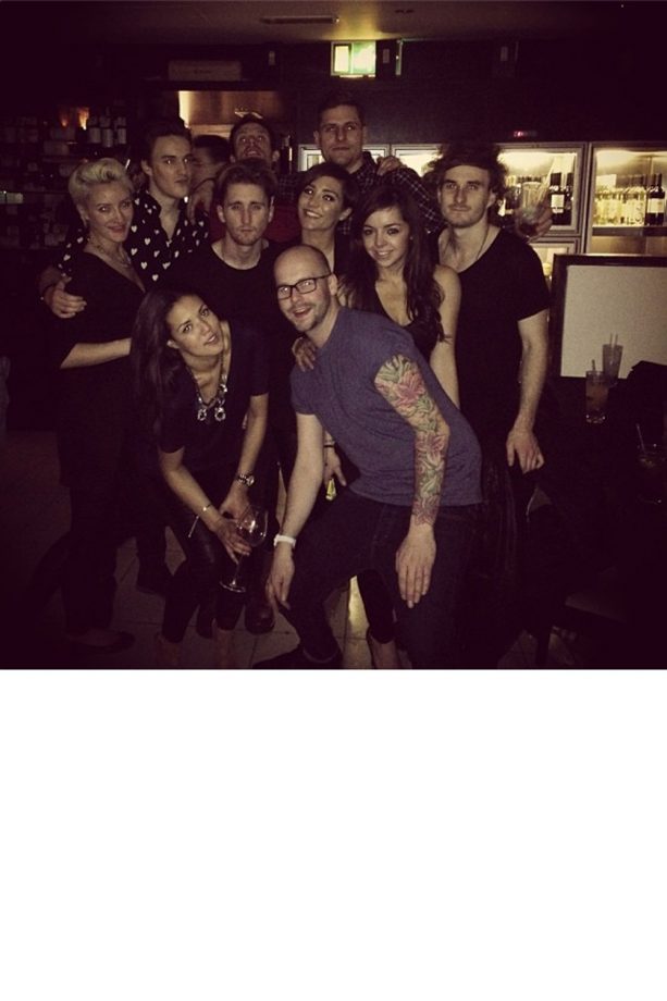 Frankie Sandford Enjoys A Grown Up Night Out With Friends