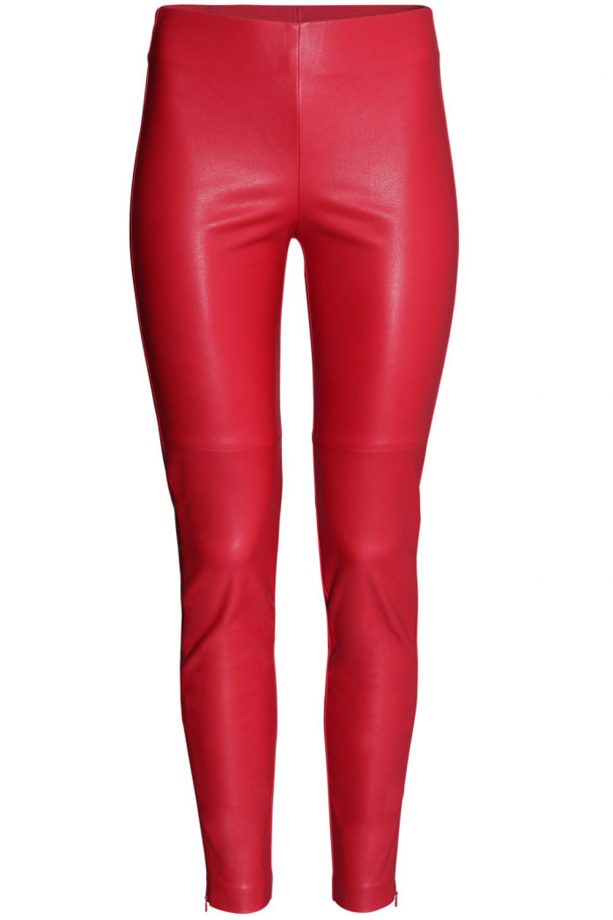 H&M Imitation Leather Trousers, £24.99