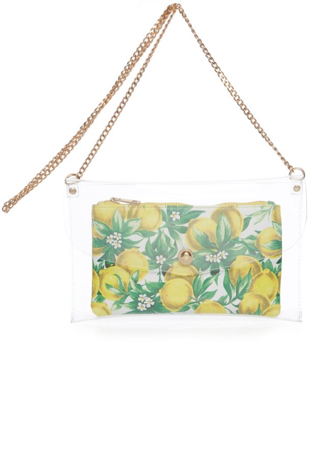 Primark Lemon Perspex Envelope Clutch, £6