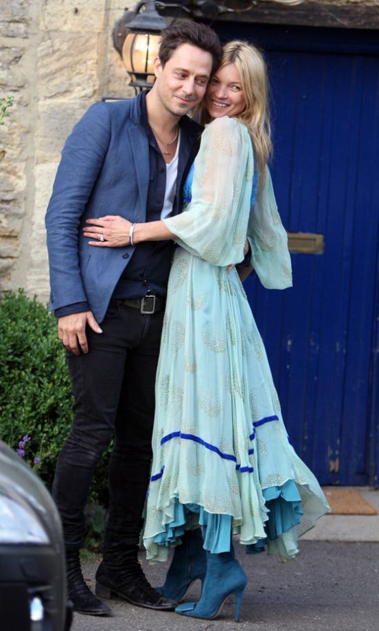 Kate Moss And Jamie Hince At Their Wedding Rehearsal Dinner In The Cotswolds, 2011